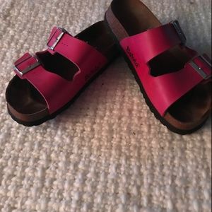 Betula (Birkenstock) Hot Pink Leather S10 E40